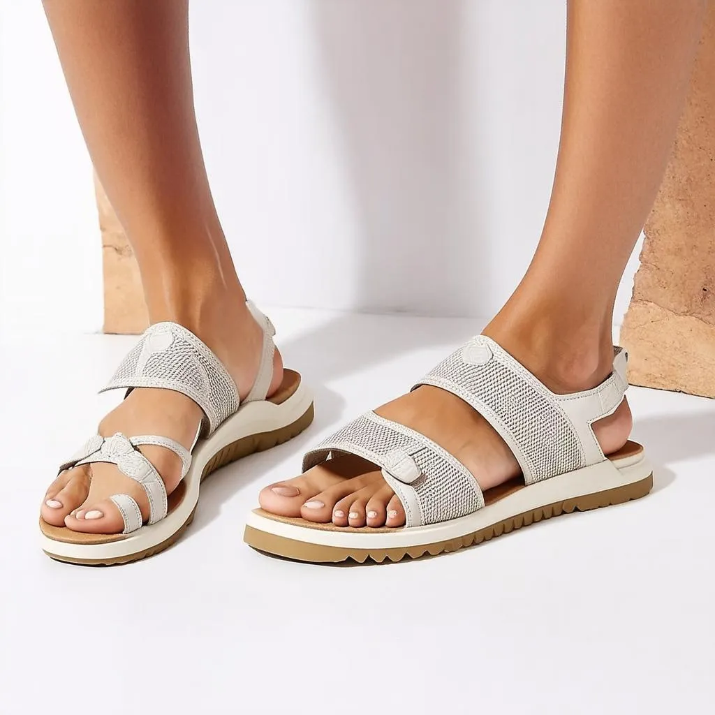 Sandals thể thao đế bằng