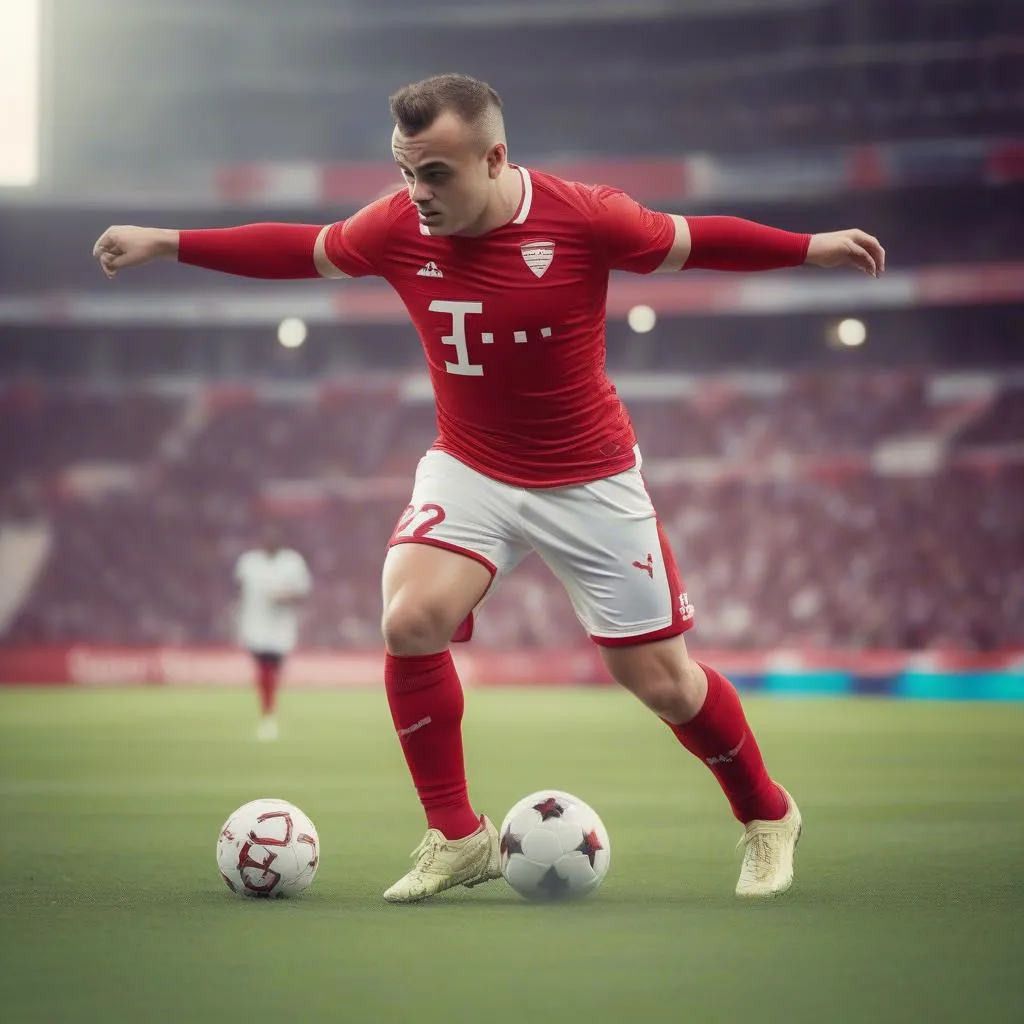 Shaqiri Xherdan điều luyện bóng đá