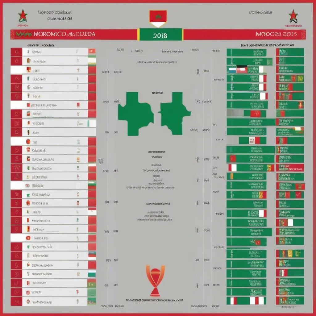 Lịch thi đấu của đội tuyển Morocco tại World Cup 2018