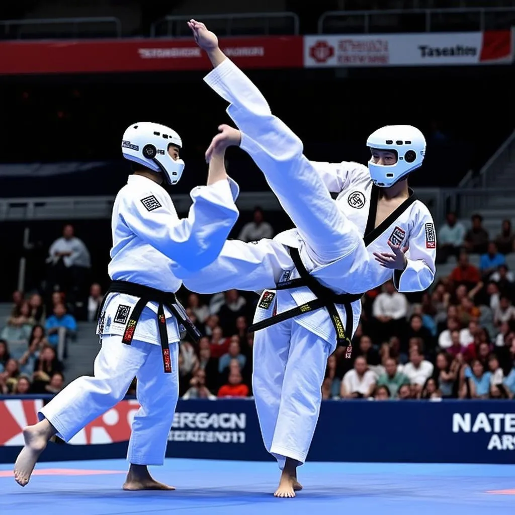 Taekwondo- môn thể thao chiến đấu