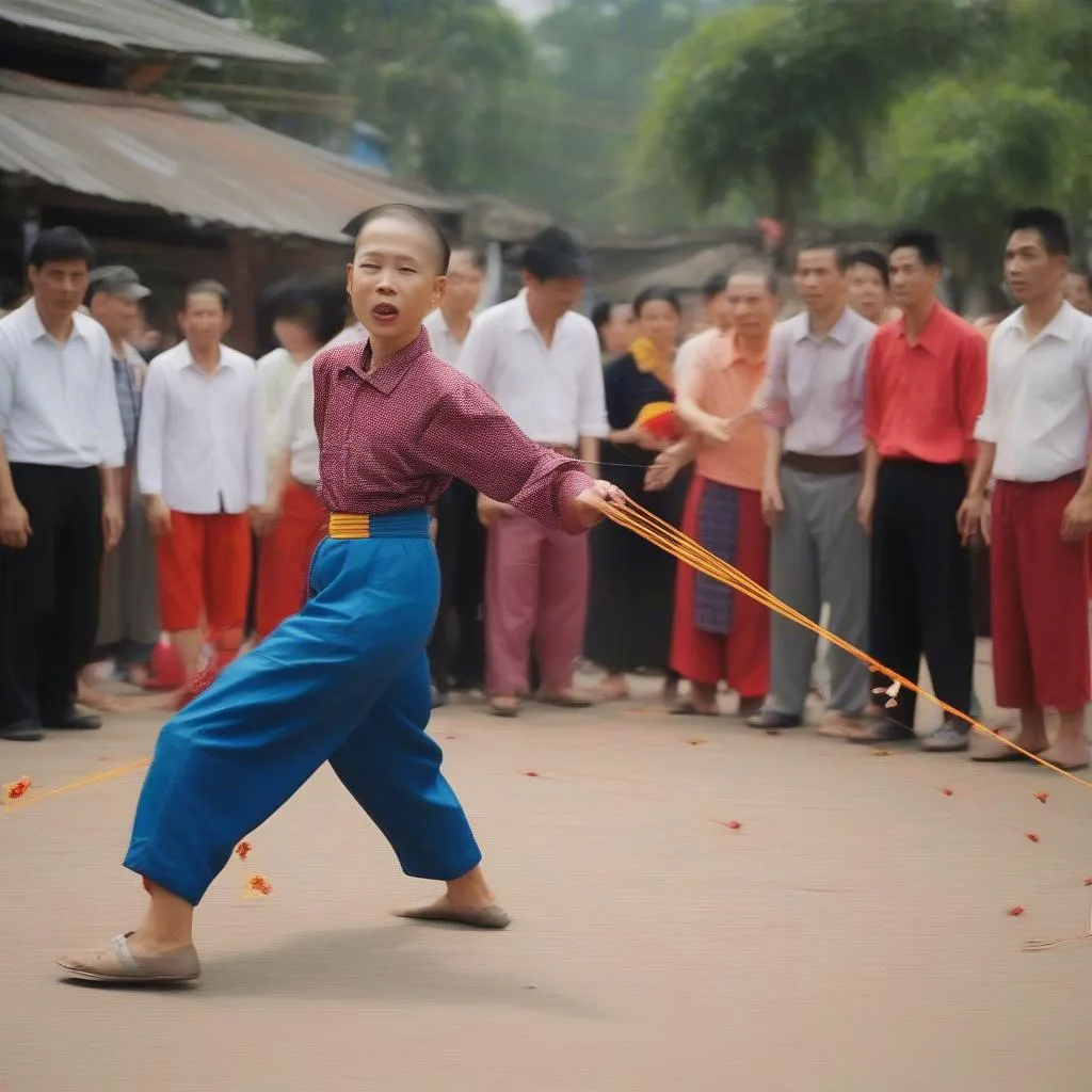 Hình ảnh minh họa về các trò chơi dân gian truyền thống Việt Nam