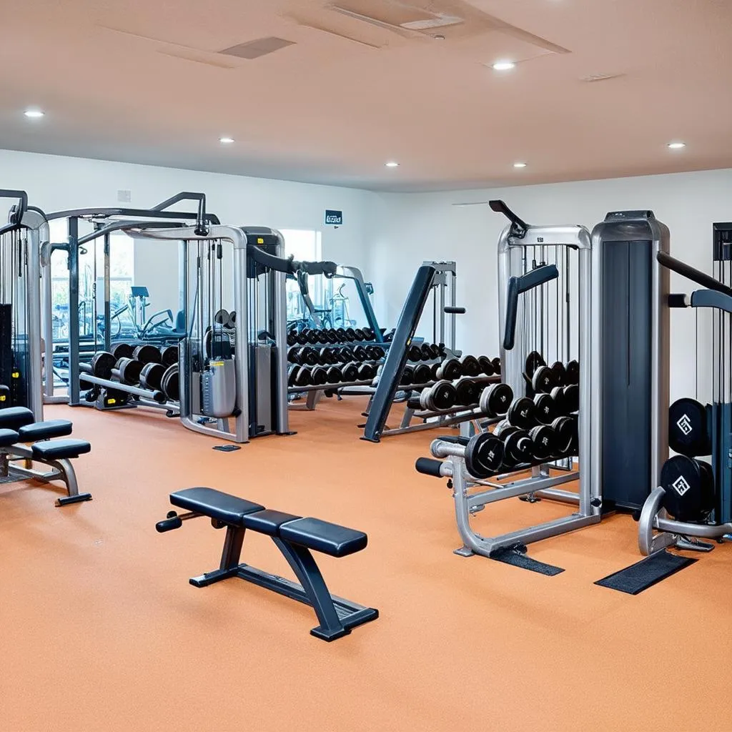 Thiết bị tập gym hiện đại