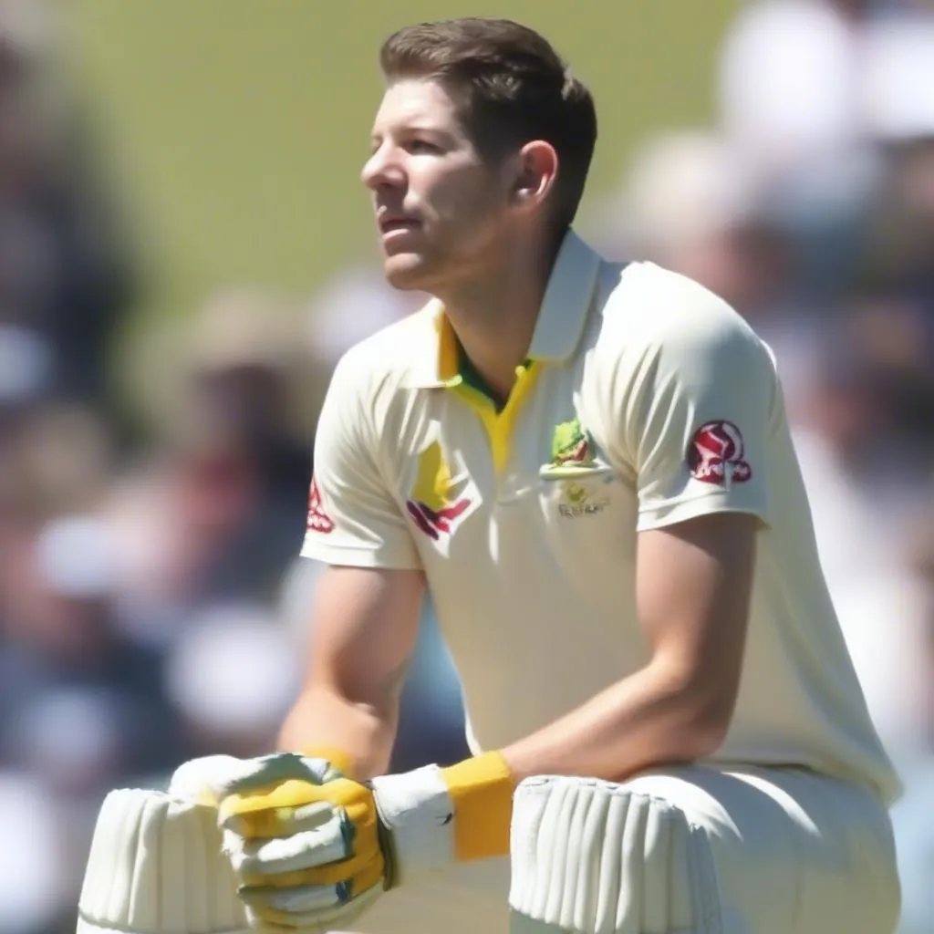 Tim Paine, đội trưởng đội tuyển Cricket Quốc Gia Úc, dành trọn tâm huyết và nỗ lực hết mình cho đội tuyển