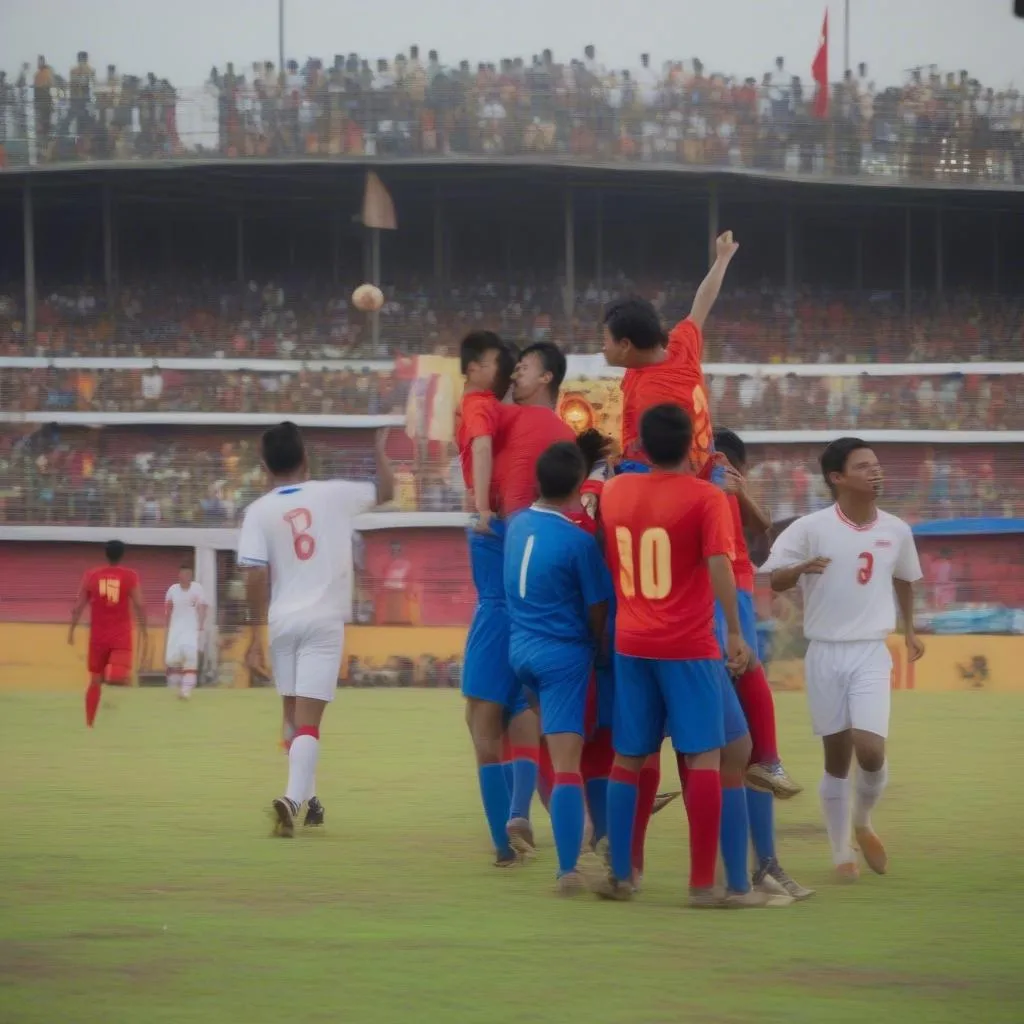 Trận đấu bóng đá Campuchia AFF Cup 2018