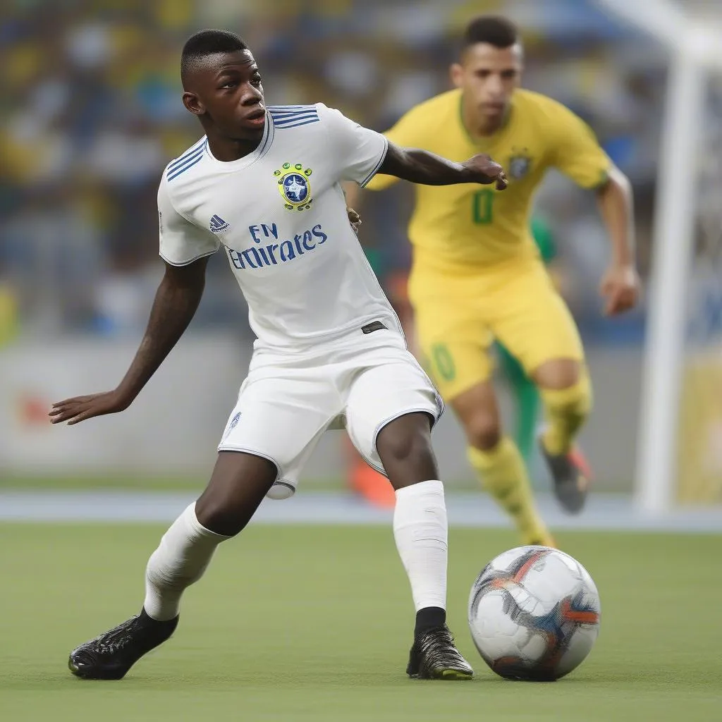 Vinicius Junior, cầu thủ da đen Real Madrid