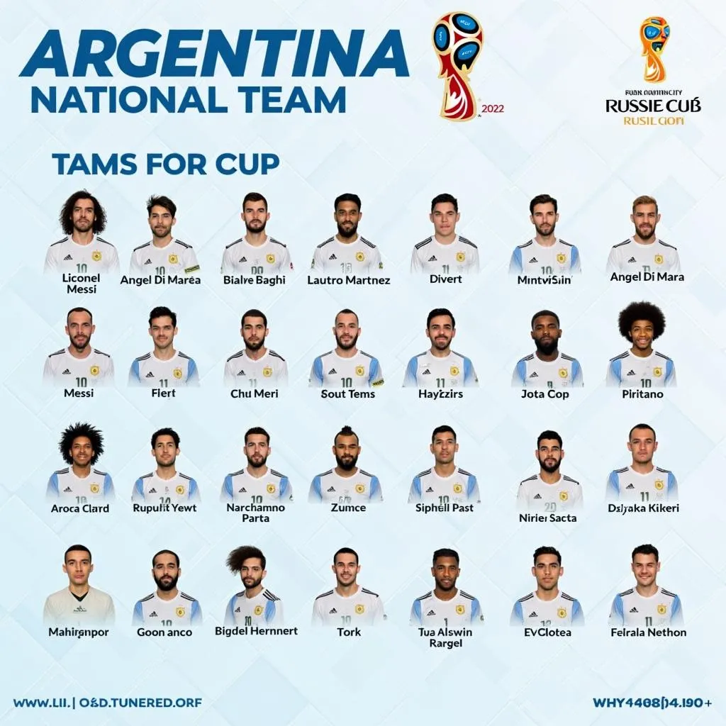 Danh sách đội tuyển Argentina tại World Cup 2022