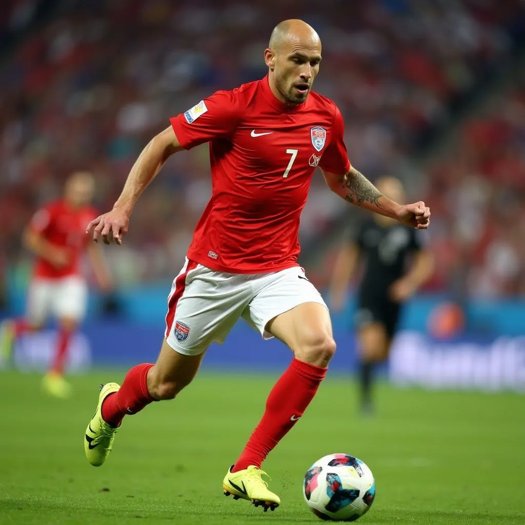 Arjen Robben khoác áo số 7 Hà Lan