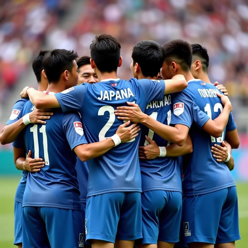 Hình ảnh đội tuyển Nhật Bản tại Asian Cup 2019