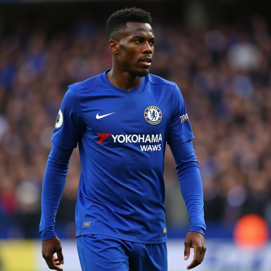 Michy Batshuayi trong màu áo Chelsea