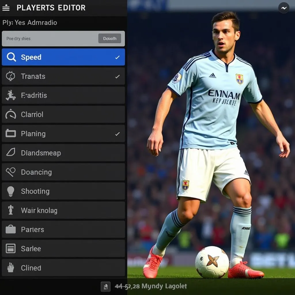 Chỉnh chỉ số cầu thủ FIFA 15