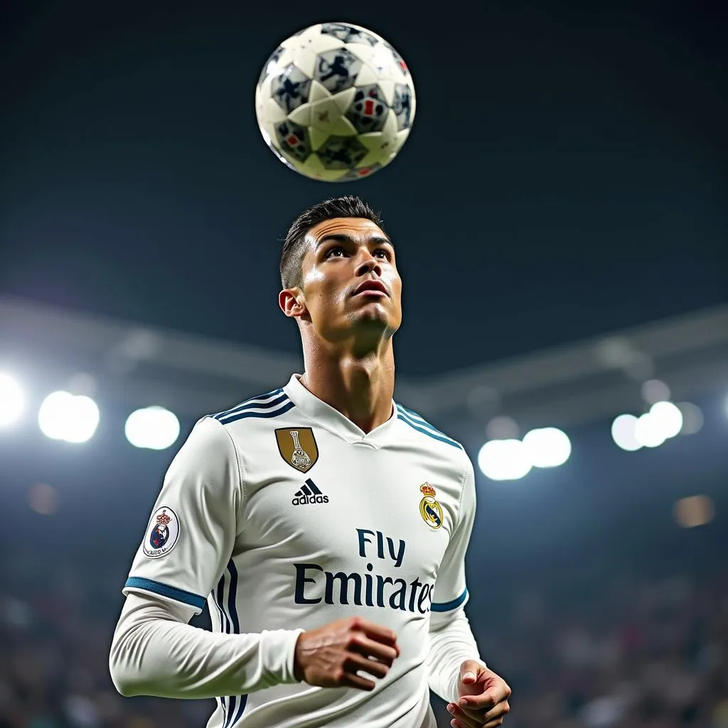 Cristiano Ronaldo đánh đầu