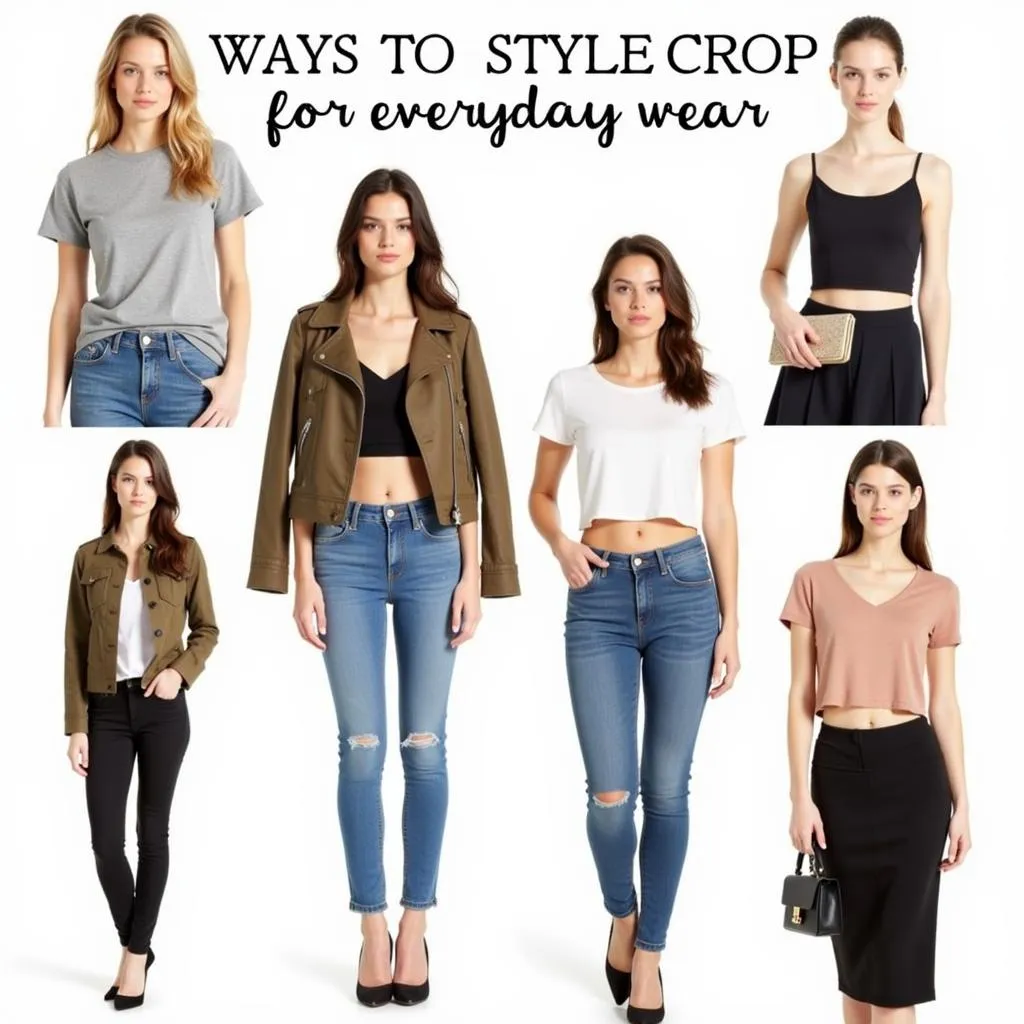 Crop Top Thể Thao Phối Đồ