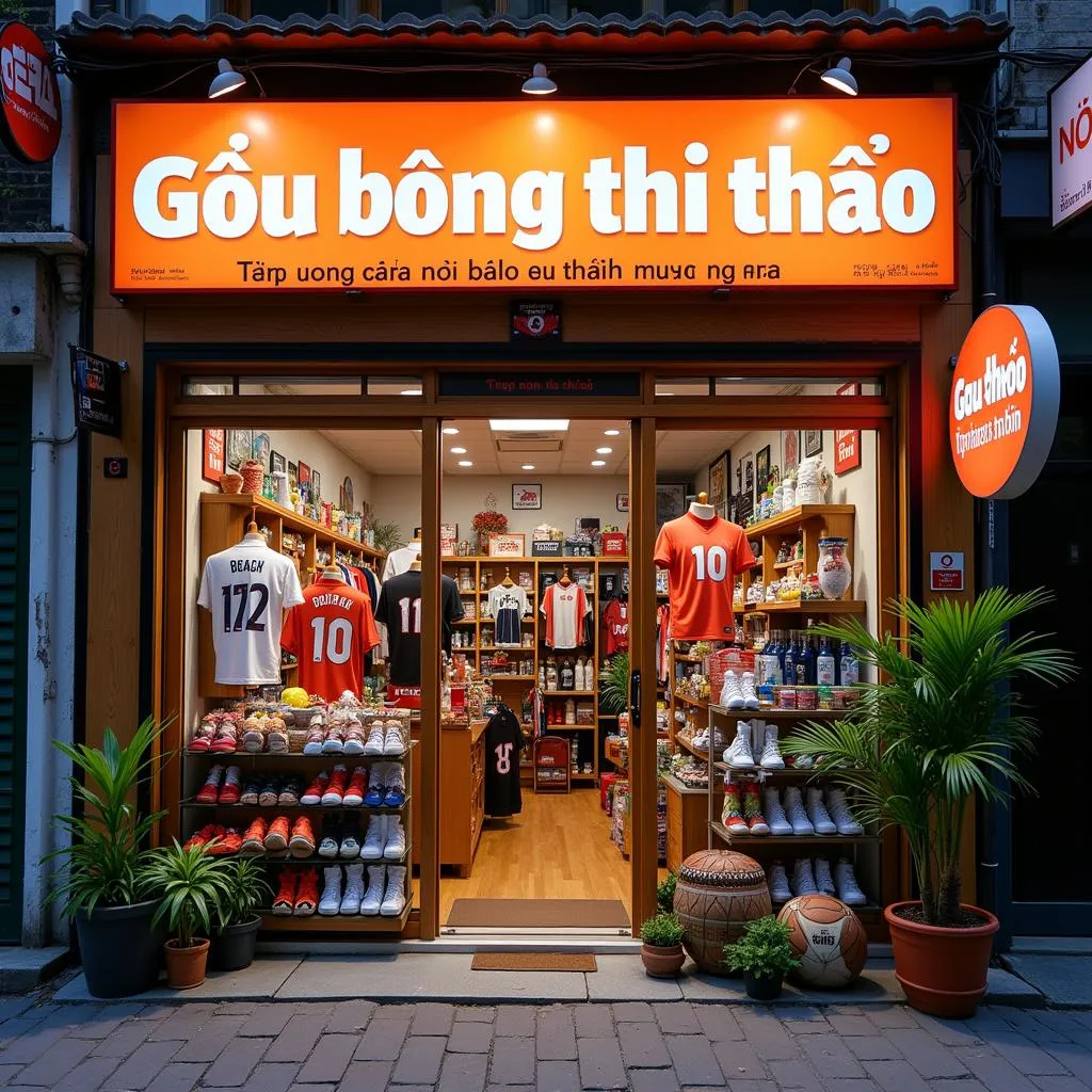 Cửa hàng gấu bông thể thao