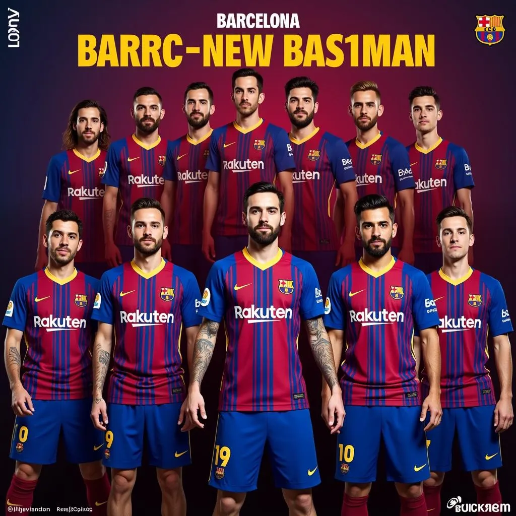 Đội hình Barca ra sân