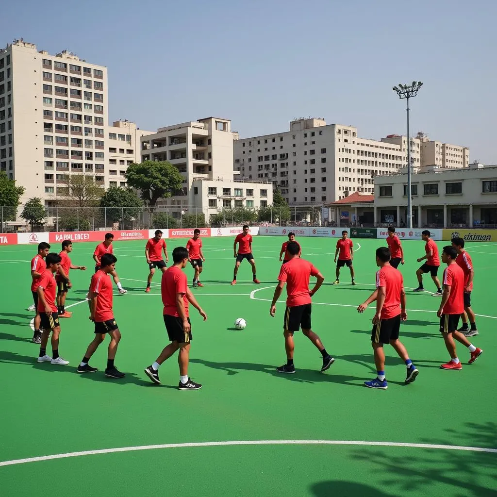 Vietnam National Futsal Team training