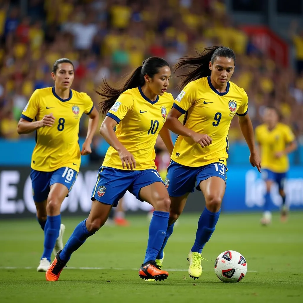 Ecuador National Team Competing in the World Cup