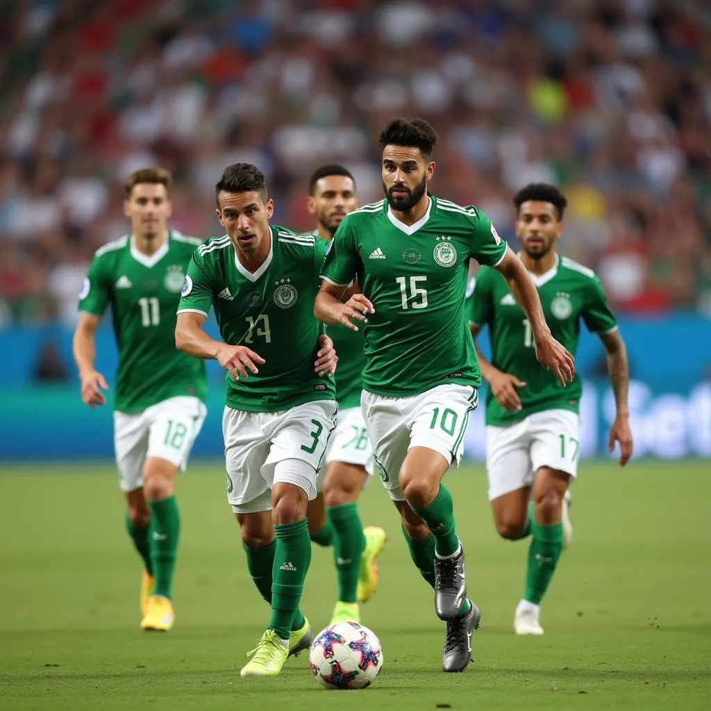 Đội tuyển Saudi Arabia thi đấu tại World Cup