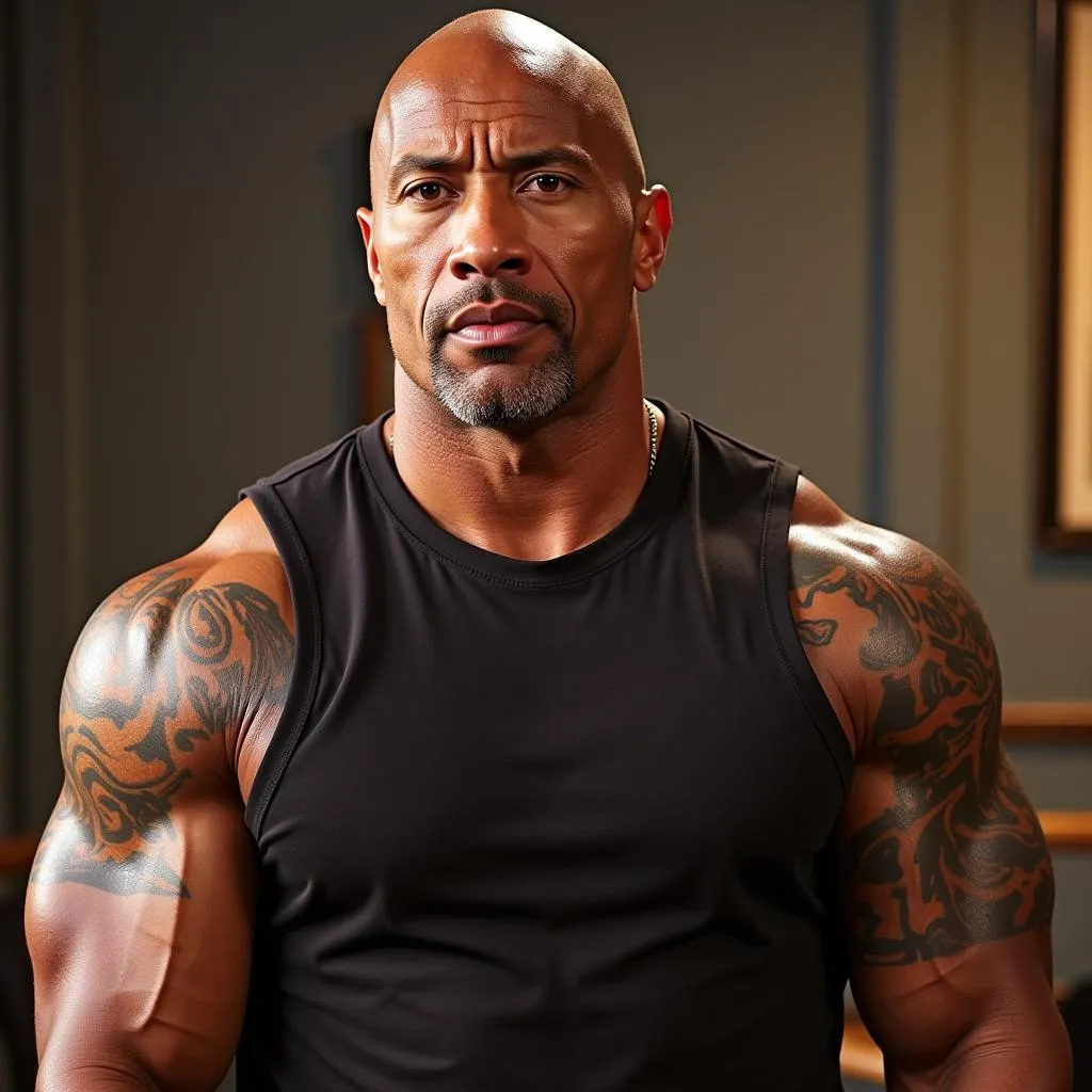 Dwayne Johnson trong phim Fast and Furious