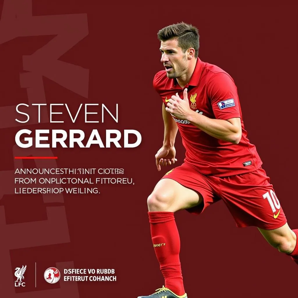 Steven Gerrard - Huyền thoại của Liverpool nói lời chia tay