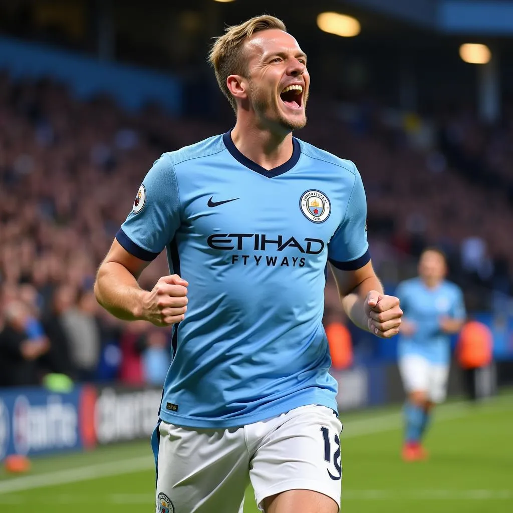 Erling Haaland ghi bàn cho Man City