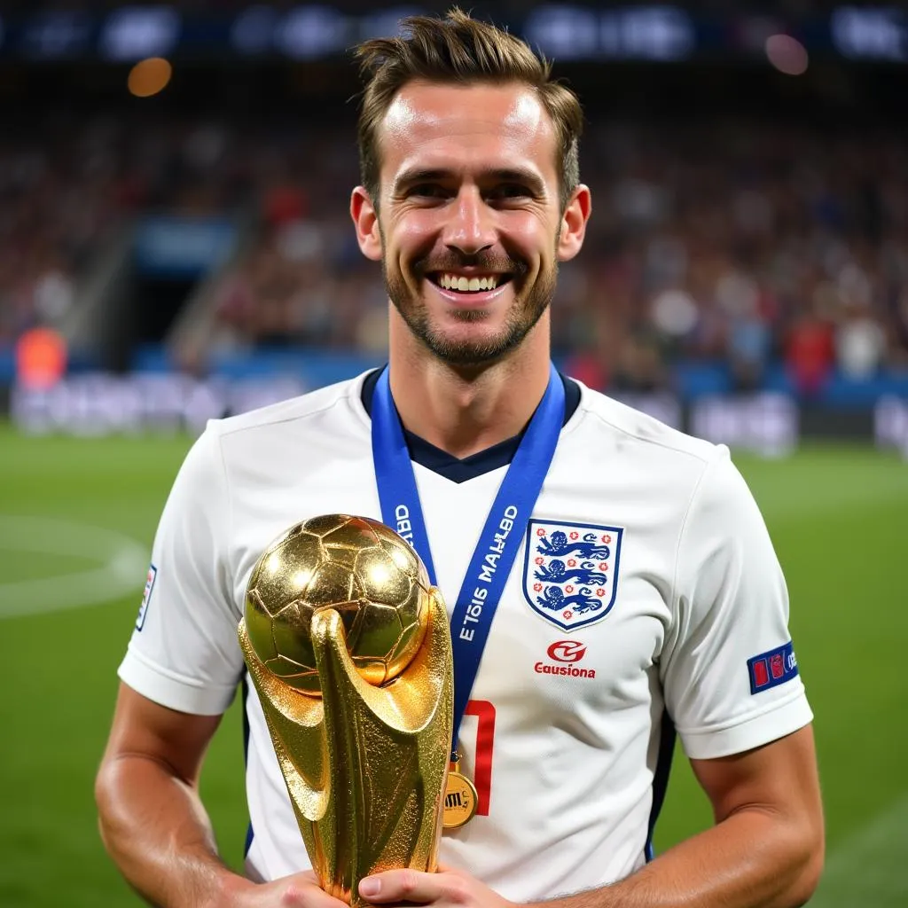 Harry Kane nhận chiếc giày vàng World Cup 2018