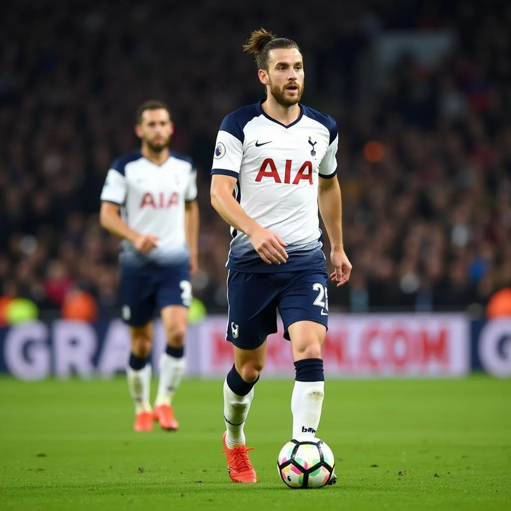 Harry Kane, ngôi sao của Tottenham Hotspur, đang bám sát vị trí thứ hai trong danh sách những cầu thủ ghi bàn nhiều nhất Ngoại hạng Anh