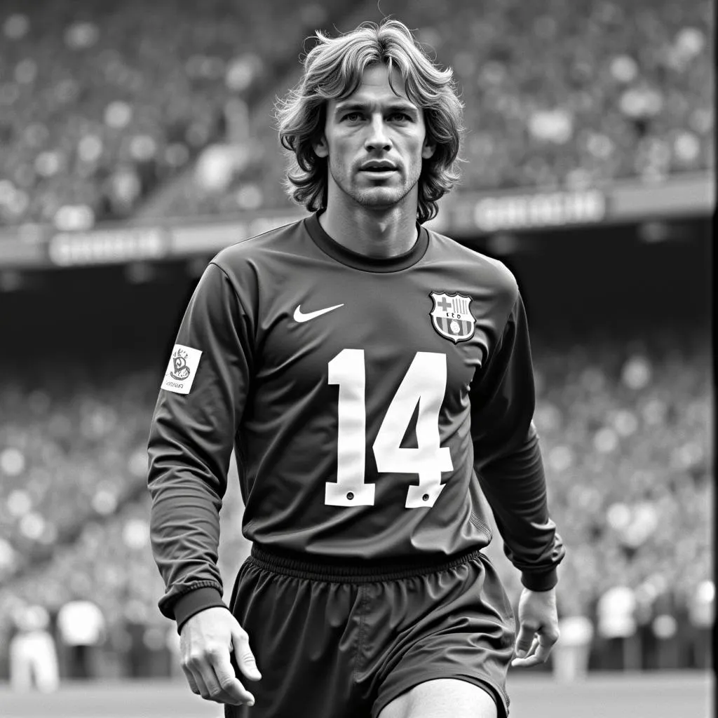 Johan Cruyff, huyền thoại số 14 của Barcelona