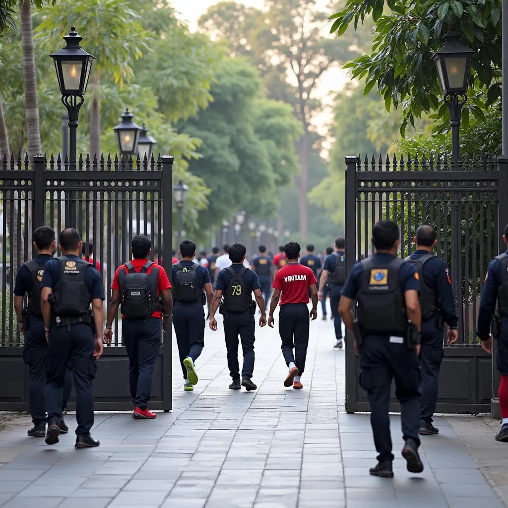 Hotel Security for Vietnam National Team