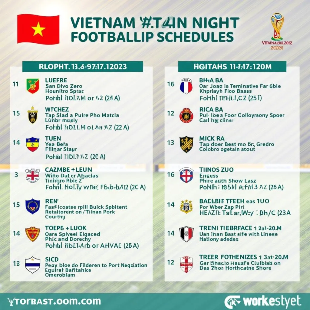 Lịch đá bóng của đội tuyển Việt Nam năm 2023