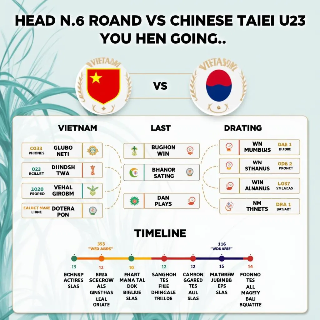 Lịch sử đối đầu U23 Việt Nam vs Đài Bắc Trung Hoa