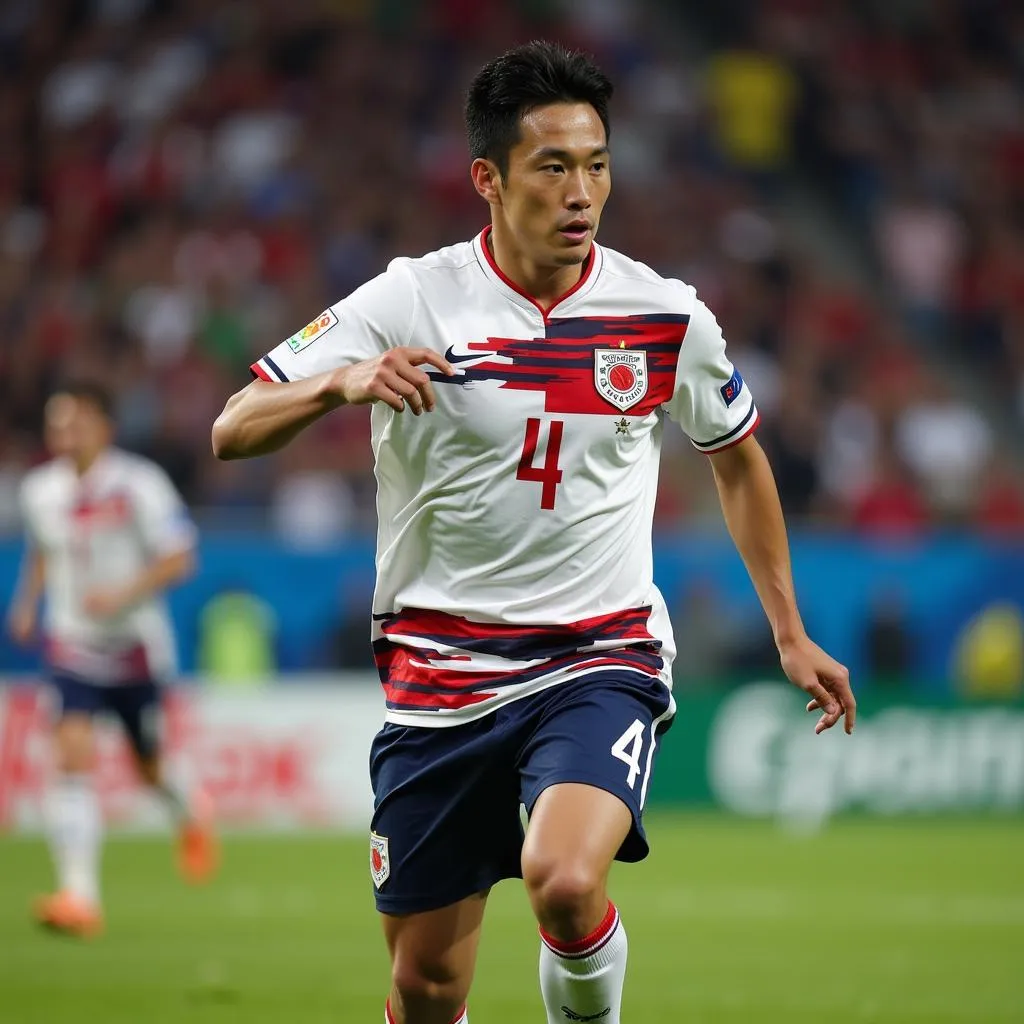 Maya Yoshida thể hiện sự chắc chắn ở hàng thủ tại World Cup 2018