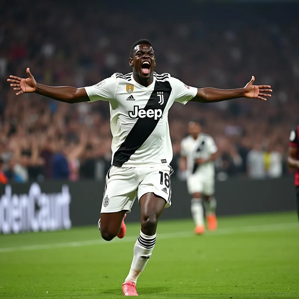 Paul Pogba trong màu áo Juventus