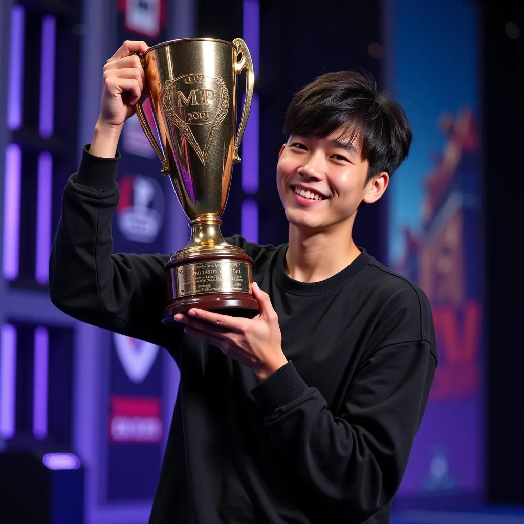 Ren nhận danh hiệu MVP