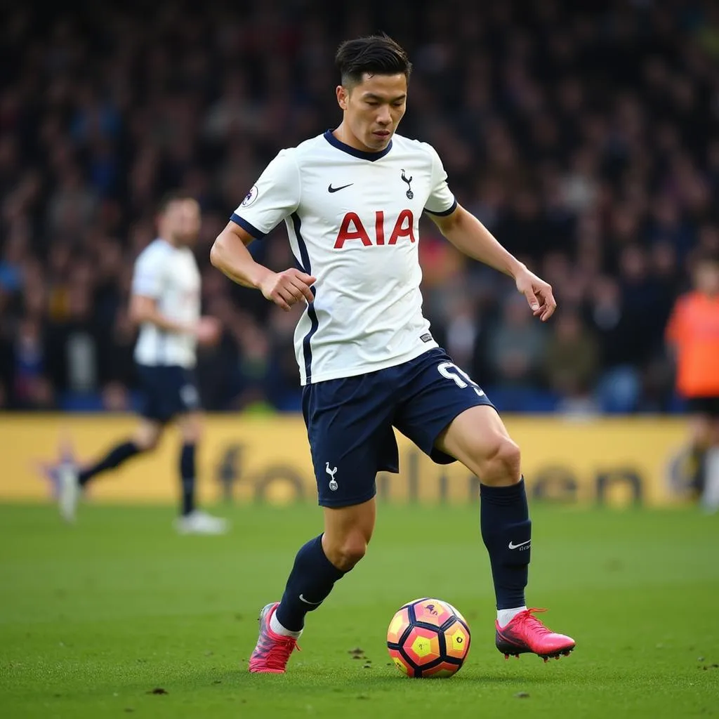 Son Heung-min trong màu áo Tottenham