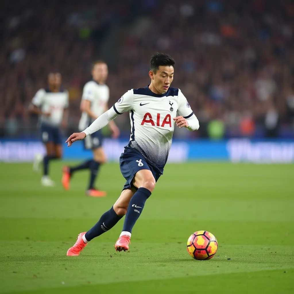 Son Heung-min thi đấu cho Tottenham Hotspur