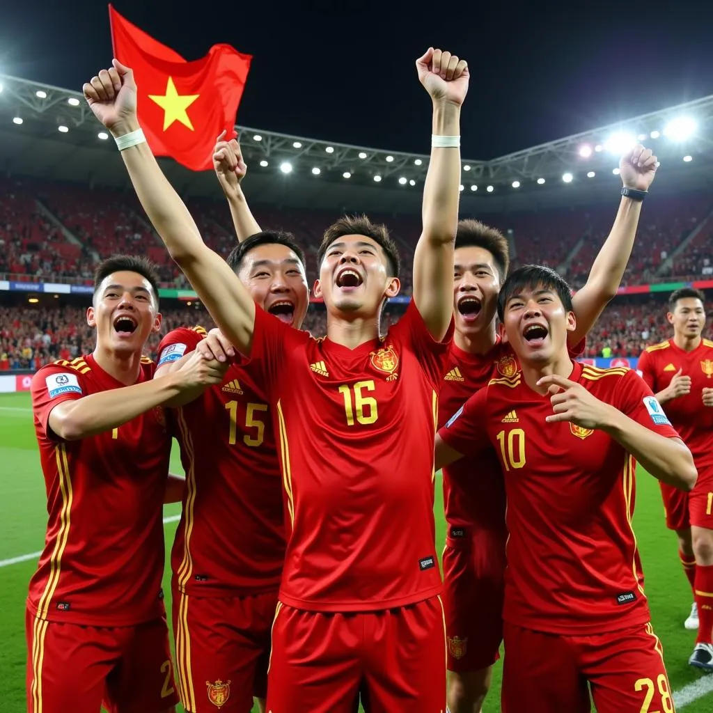 U23 Việt Nam chiến thắng tại Asiad 18