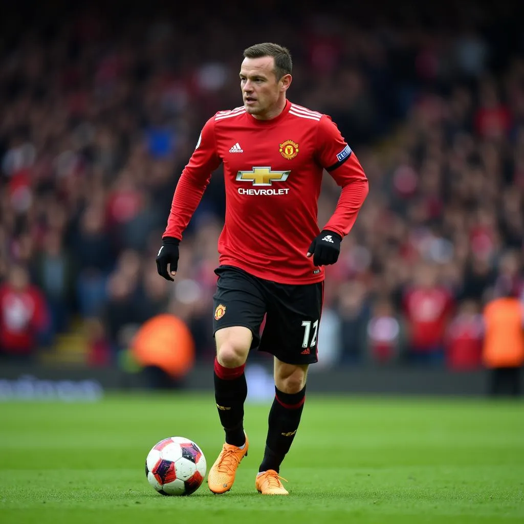 Wayne Rooney, cựu tiền đạo của Manchester United, là một trong những cầu thủ ghi bàn xuất sắc nhất lịch sử giải đấu