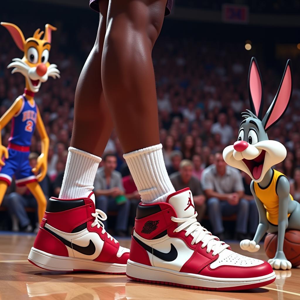 Air Jordan trong Space Jam và stt giày thể thao