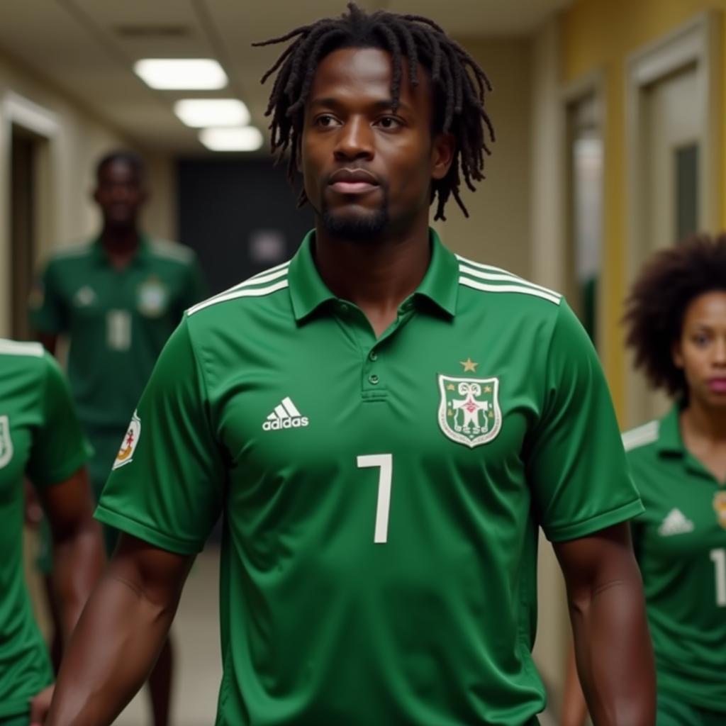 Áo đội tuyển Nigeria World Cup 2018 trên màn ảnh