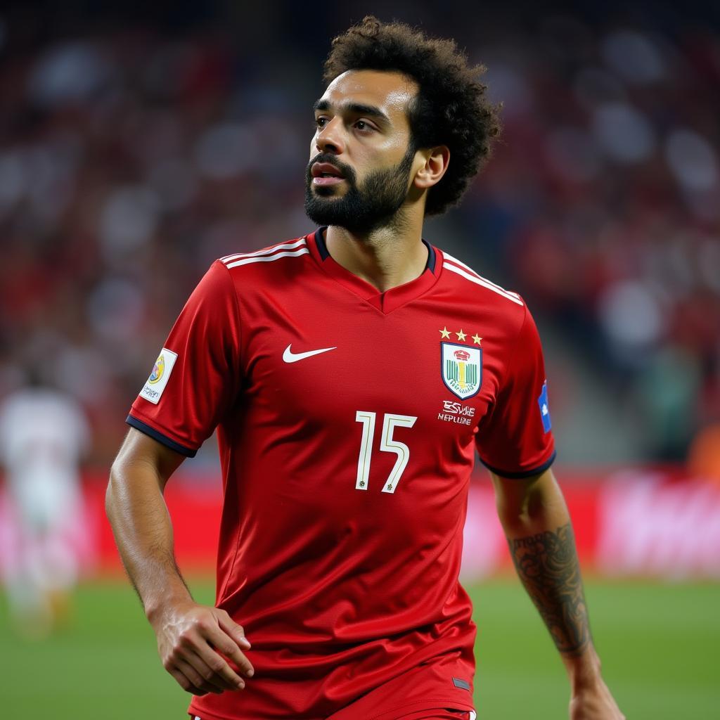 Áo thi đấu Ai Cập 2018 Salah tại World Cup