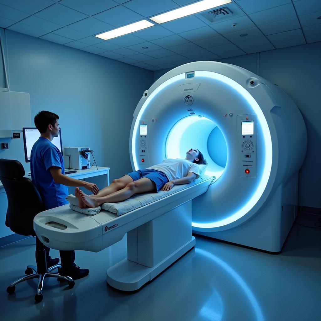 Bệnh Nhân Đang Được Chụp MRI