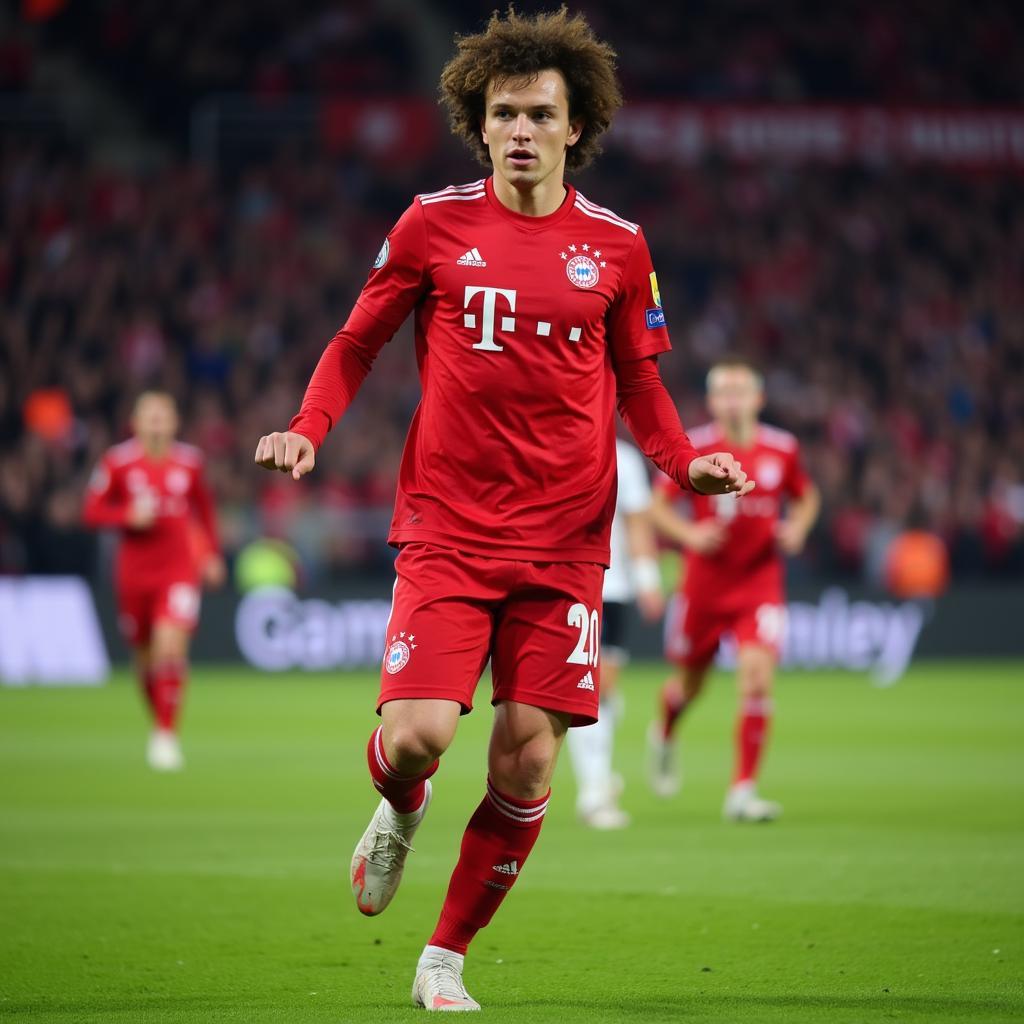 Benjamin Pavard thi đấu cho Bayern Munich