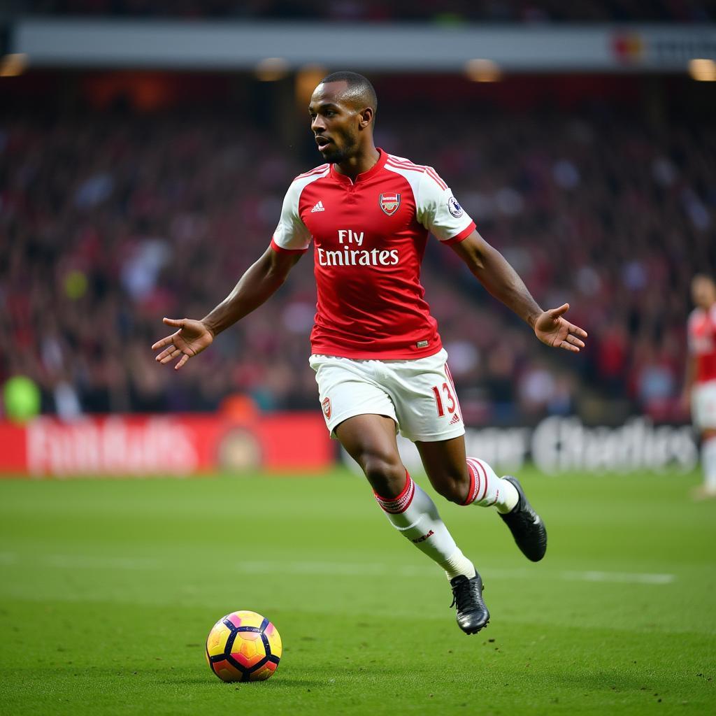 Thierry Henry ghi bàn cho Arsenal