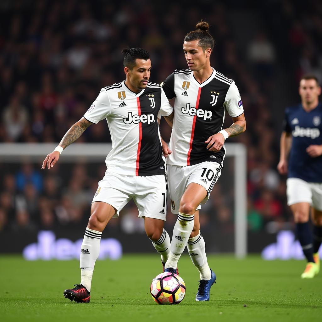 Cancelo và Ronaldo tại Juventus