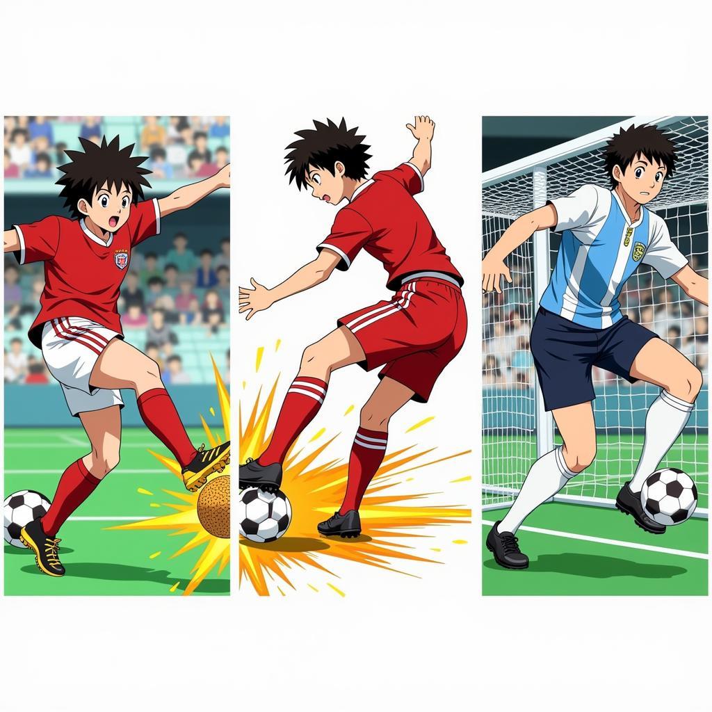 Kỹ thuật bóng đá trong Captain Tsubasa 2018