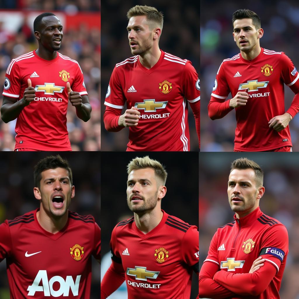 Cầu thủ Manchester United trong phim quảng cáo