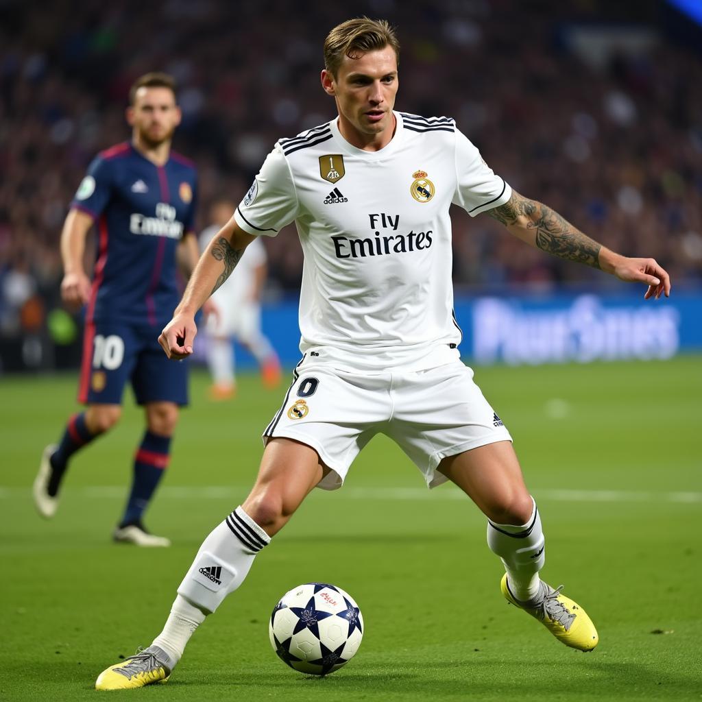 Toni Kroos, tiền vệ số 8 của Real Madrid