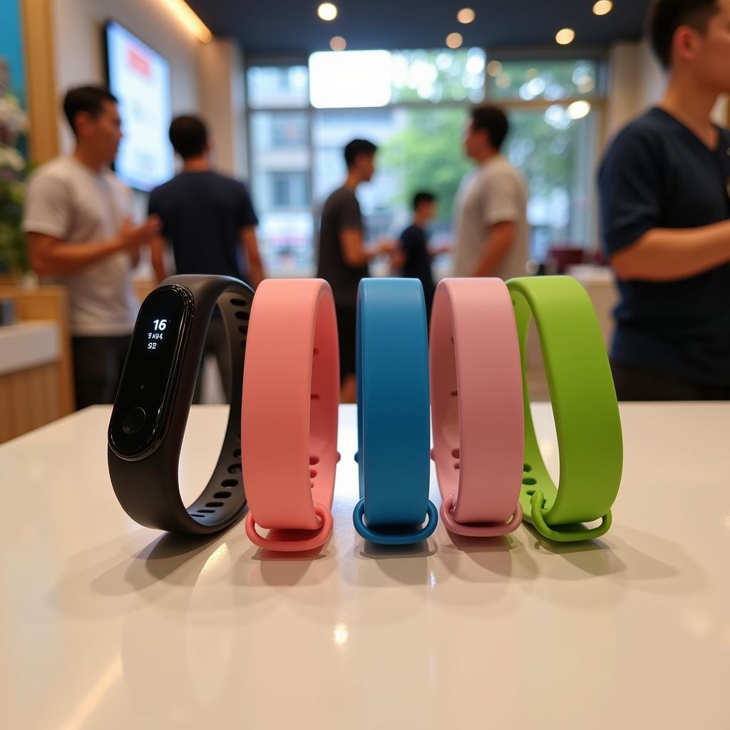 Dây đeo Mi Band 4 thể thao tại Hà Nội: Đa dạng màu sắc và chất liệu