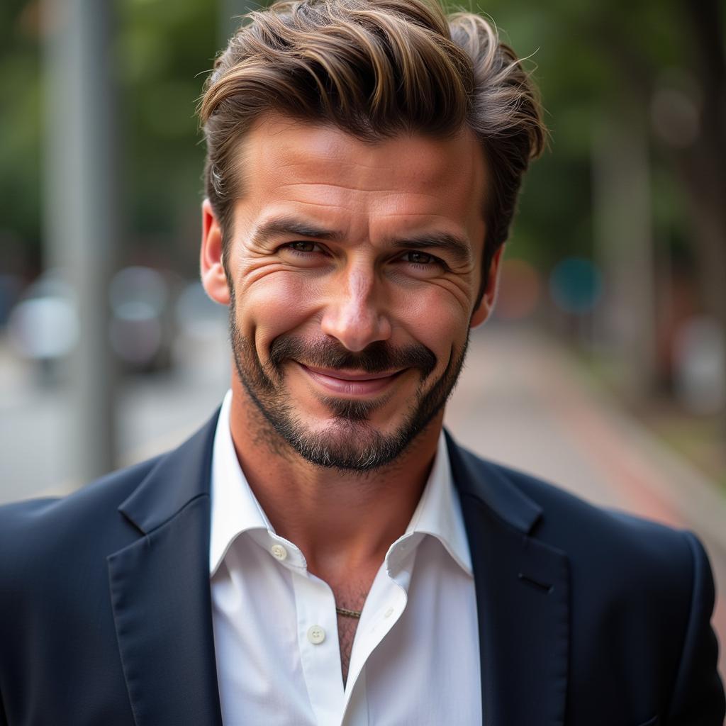 David Beckham trong đội hình cầu thủ đẹp trai nhất