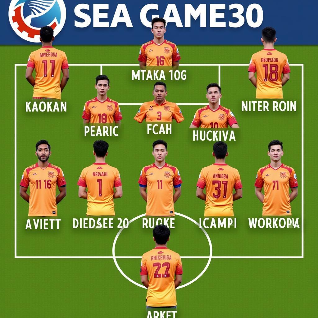 Đội hình U22 Việt Nam tại SEA Games 30